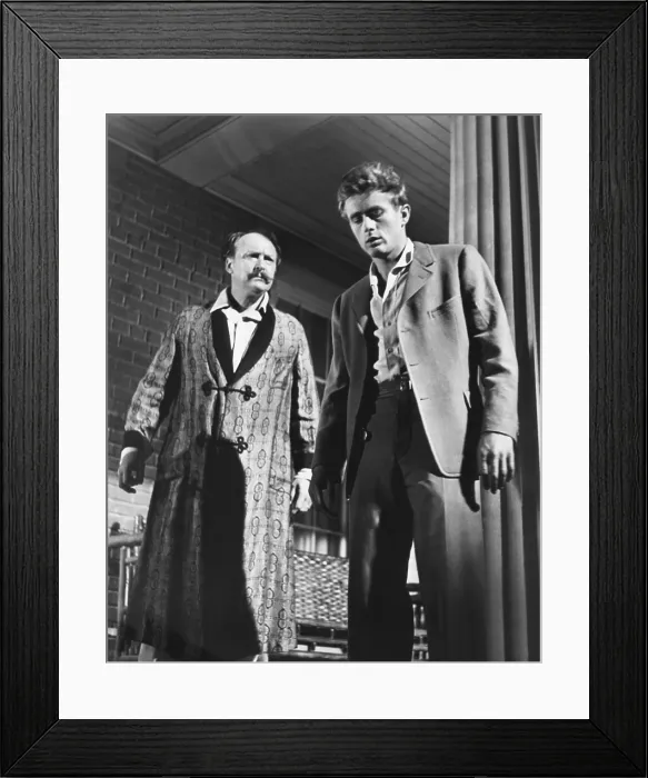 Framed Print : EAST OF EDEN, from left, Albert Dekker, James Dean, 1955 Framed Print : EAST OF EDEN, from left, Albert Dekker, James Dean, 1955