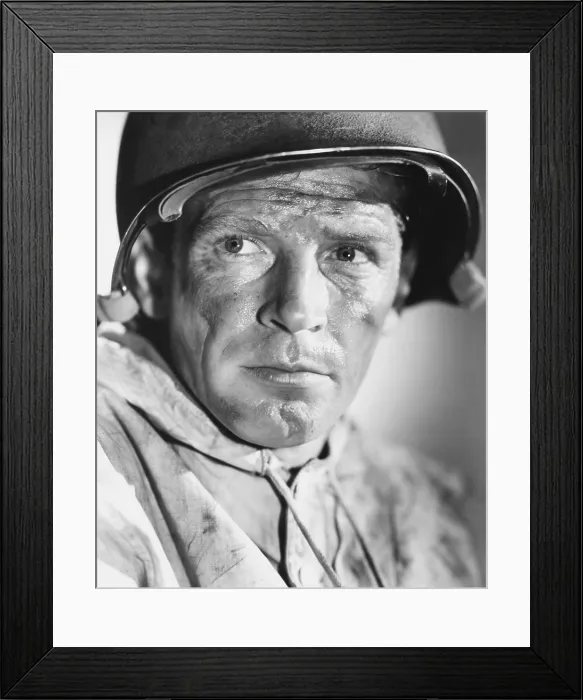 Framed Print : FIXED BAYONETS!, Richard Basehart, 1951, 20th Century Fox, TM & Copyright, courtesy Everett Collection Framed Print : FIXED BAYONETS!, Richard Basehart, 1951, 20th Century Fox, TM & Copyright, courtesy Everett Collection