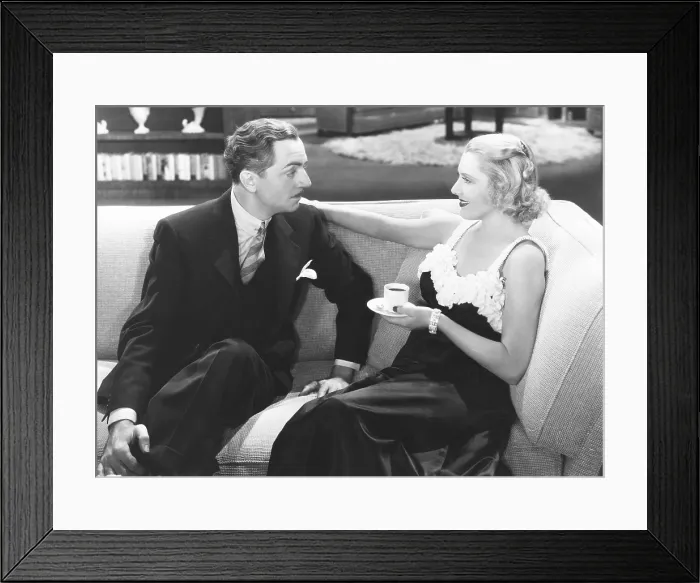 Framed Print : THE EX-MRS. BRADFORD, from left: William Powell, Jean Arthur, 1936 Framed Print : THE EX-MRS. BRADFORD, from left: William Powell, Jean Arthur, 1936