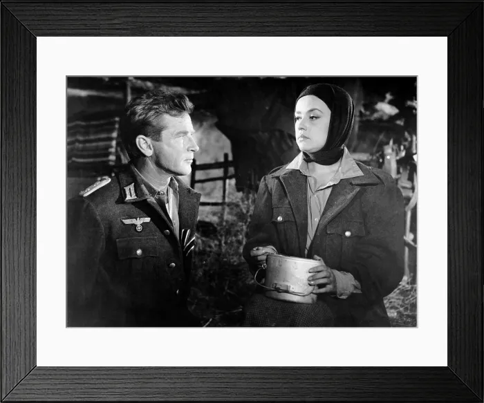 Framed Print : 5 BRANDED WOMEN, (aka FIVE BRANDED WOMEN, from left, Richard Basehart, Jeanne Moreau, 1960) Framed Print : 5 BRANDED WOMEN, (aka FIVE BRANDED WOMEN, from left, Richard Basehart, Jeanne Moreau, 1960)