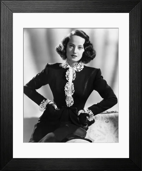 Framed Print : FIRST COMES COURAGE, Merle Oberon, 1943