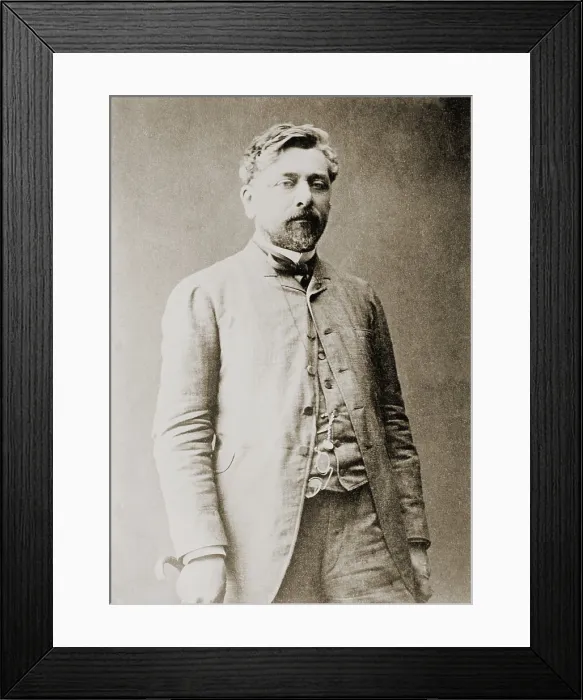 Framed Print : Gustave Eiffel (1832-1923), French civil engineer and architect of the Eiffel Tower