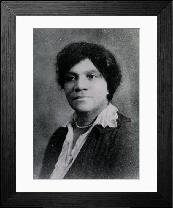 Framed Print : Adah B. Thoms (1870-1943), African American registered nurse who co-founded the National Association of Colored Nurses (with Martha Franklin) in 1912