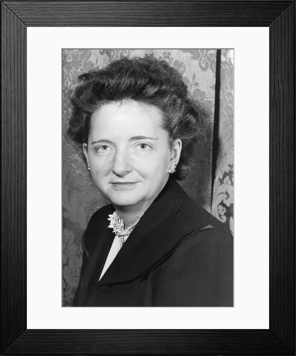 Framed Print : Elizabeth Bentley 1908-1963 American Communist Party member and spy for Soviets became an informer in 1945 when she named 80 other Americans she associated with in her Red years