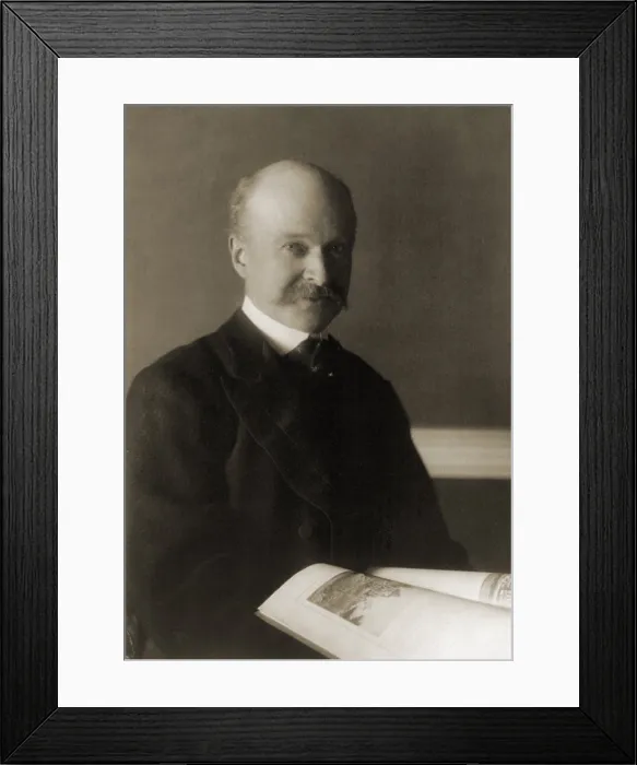 Framed Print : Charles Follen McKim (1847-1909), a partner in the prominent architectural firm McKim, Mead, and White, designed in the Beaux-Arts style of architecture