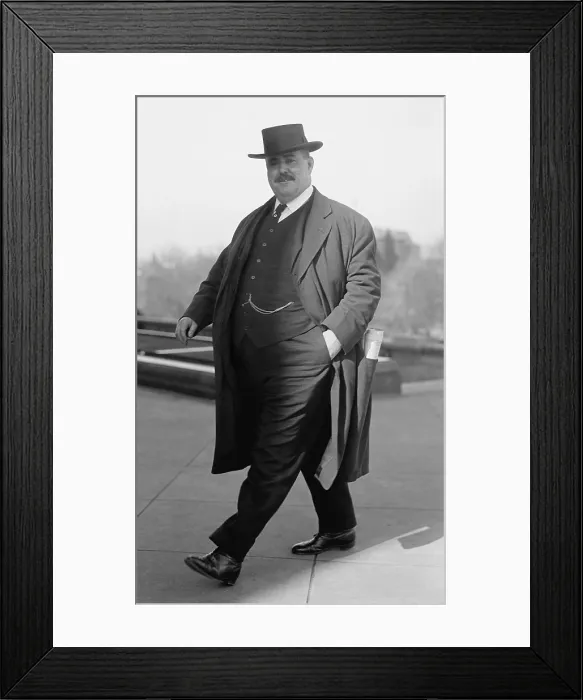 Framed Print : William Flynn 1867-1928 held many high Law enforcement positions including New York City Detective Head of the Secret Service