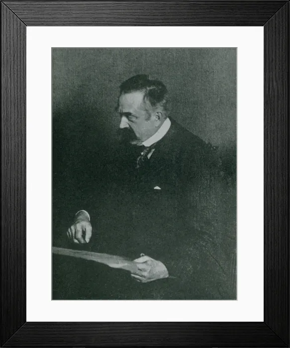 Framed Print : Sanford White (1853-1906), trained with architect Henry Hobson Richardson and was a partner in the McKim, Mead and White architectural firm Framed Print : Sanford White (1853-1906), trained with architect Henry Hobson Richardson and was a partner in the McKim, Mead and White architectural firm
