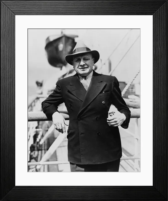 Framed Print : Harry Anslinger 1892-1975 was appointed U.S. Commissioner of Narcotics in 1930 and held the post until 1962
