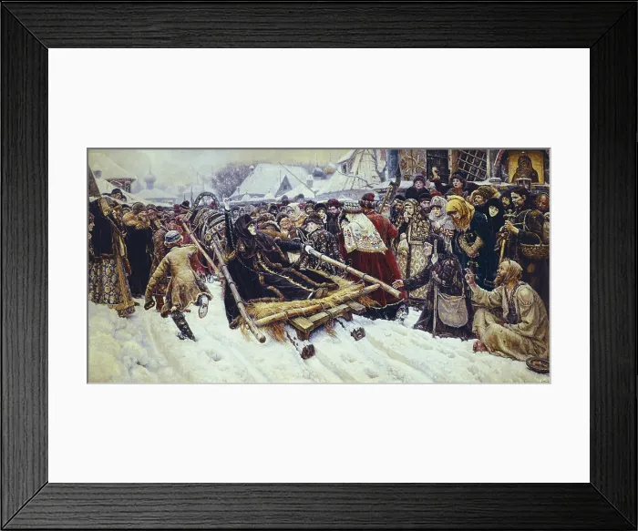 Framed Print : SURIKOV, Vasily Ivanovich (1848-1916). Boyarynya Morozova. 1887. Oil on canvas. RUSSIA. Moscow. Tretyakov Gallery. - Iberfoto / Everett Collection (579347)**US SALES ONLY** Framed Print : SURIKOV, Vasily Ivanovich (1848-1916). Boyarynya Morozova. 1887. Oil on canvas. RUSSIA. Moscow. Tretyakov Gallery. - Iberfoto / Everett Collection (579347)**US SALES ONLY**