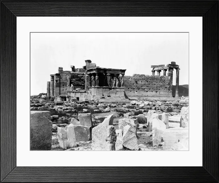 Framed Print : Athens, ancient Greece, print dated 1860s