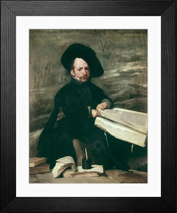 Framed Print : VELAZQUEZ, Diego Rodriguez de Silva (1599-1660). Court Jester, El Primo. 1644. Supposedly he was the painter's cousin. Baroque art. Oil on canvas. SPAIN. Madrid. Prado Museum