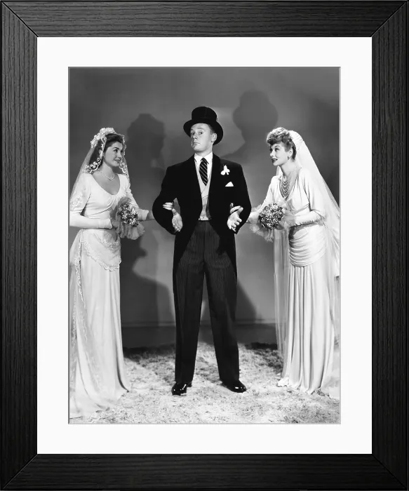 Framed Print : EASY TO WED, from left, Esther Williams, Van Johnson, Lucille Ball, 1946 Framed Print : EASY TO WED, from left, Esther Williams, Van Johnson, Lucille Ball, 1946