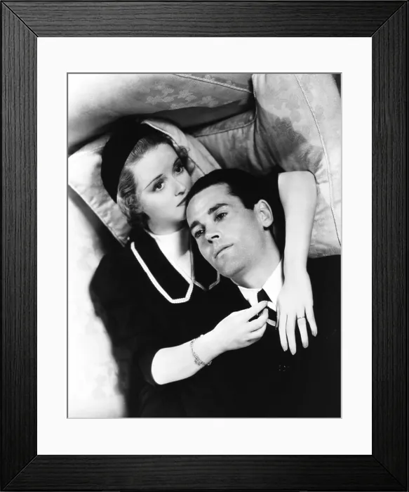 Framed Print : THAT CERTAIN WOMAN, from left: Bette Davis, Henry Fonda, 1937