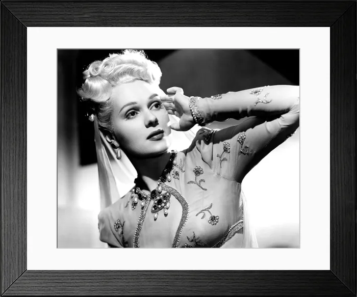 Framed Print : A THOUSAND AND ONE NIGHTS, Adele Jergens, 1945