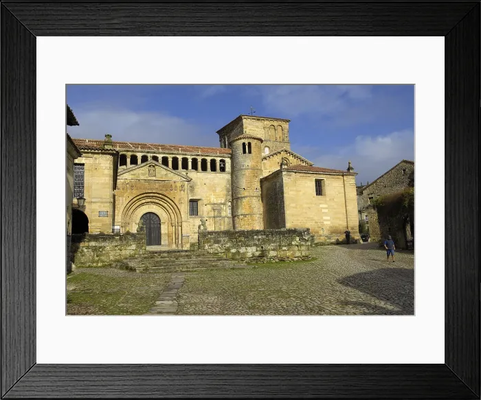 Framed Print : SPAIN. Santillana de Mar. Collegiate church. Romanesque art. Rafa Prez / AISA / Everett Collection (188213)**US SALES ONLY** Framed Print : SPAIN. Santillana de Mar. Collegiate church. Romanesque art. Rafa Prez / AISA / Everett Collection (188213)**US SALES ONLY**