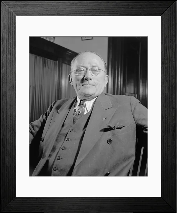 Framed Print : Senator Theodore Bilbo, proposed deporting African Americans