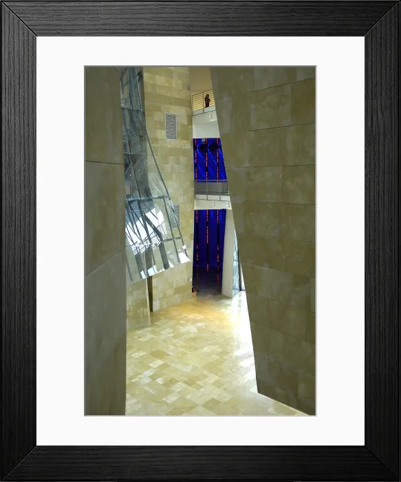 Framed Print : SPAIN. Bilbao. Guggenheim Museum Bilbao. Interior sight. Architecture. Rafa Prez / AISA / Everett Collection - Image has fine art copyright