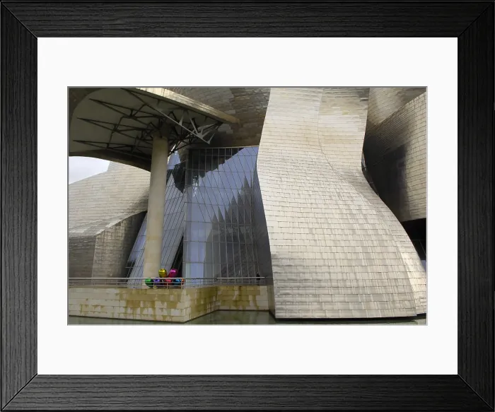 Framed Print : SPAIN. Bilbao. Guggenheim Museum Bilbao. Exterior sight. Rafa Prez / AISA / Everett Collection - Image has fine art copyright