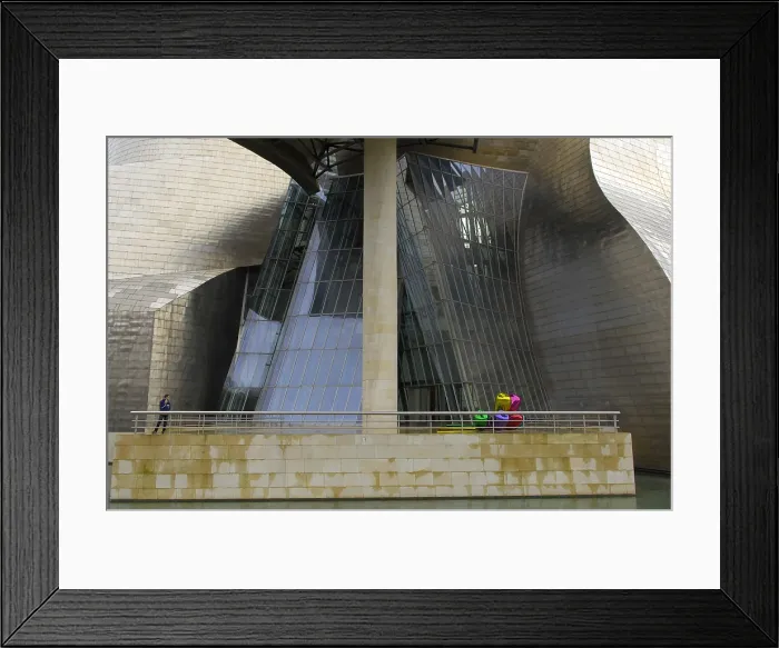 Framed Print : SPAIN. Bilbao. Guggenheim Museum Bilbao. Exterior sight. Rafa Prez / AISA / Everett Collection - Image has fine art copyright