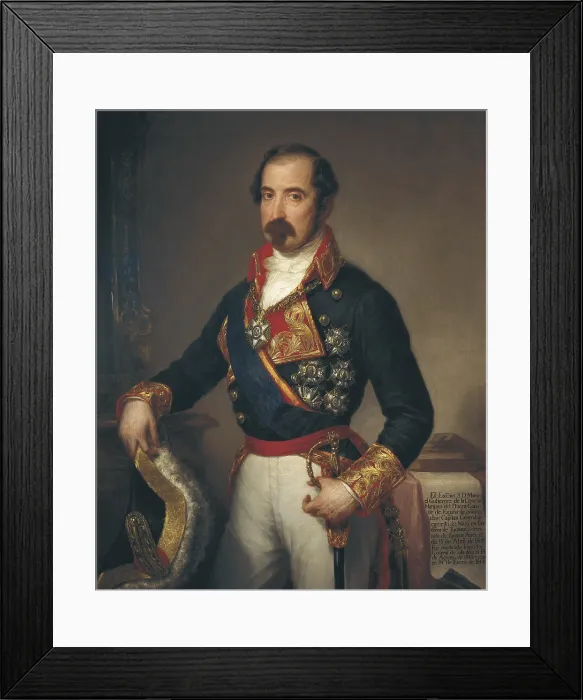 Framed Print : GUTIERREZ DE LA VEGA, Jose (1791-1865). Manuel Gutierrez de la Comcha e Irigoyen. 1851. Oil on canvas. SPAIN. Toledo. Army Museum Framed Print : GUTIERREZ DE LA VEGA, Jose (1791-1865). Manuel Gutierrez de la Comcha e Irigoyen. 1851. Oil on canvas. SPAIN. Toledo. Army Museum