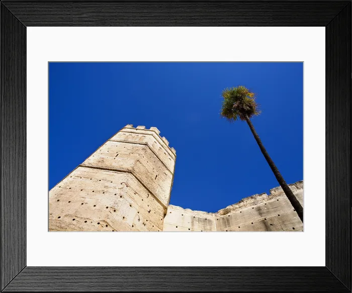 Framed Print : SPAIN. Jerez de la Frontera. AlcAzar (Moorish construction in Spain), 12th century. Hispano-Moresque art. Almohad art Framed Print : SPAIN. Jerez de la Frontera. AlcAzar (Moorish construction in Spain), 12th century. Hispano-Moresque art. Almohad art