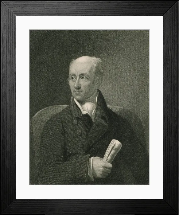 Framed Print : Muzio Clementi (1752-1832), Italian born British composer was called the Father of the Piano