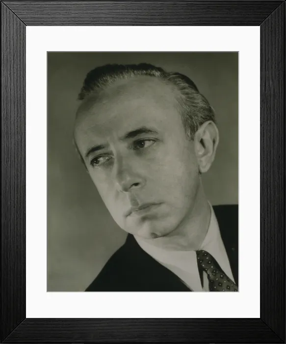 Framed Print : Morton Gould (1913-1996), American composer and conductor in 1963. He composed for Broadway, ballet, films and television during his long career