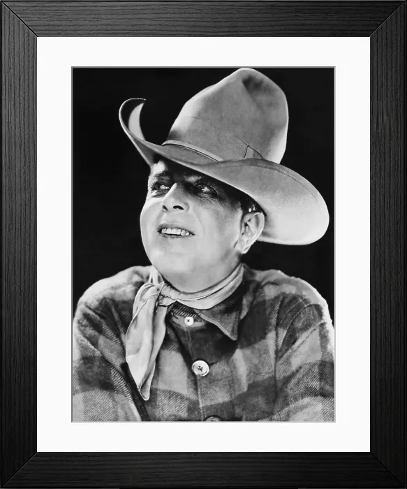Framed Print : THE THRILL CHASER, Hoot Gibson, 1923 Framed Print : THE THRILL CHASER, Hoot Gibson, 1923