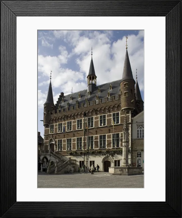 Framed Print : BELGIUM. Geraardsbergen. City Hall (Stadhuis), 1893-1896. Neo-Gothic. - Paul Maeyaert / Iberfoto / Everett Collection (227279)**US SALES ONLY** Framed Print : BELGIUM. Geraardsbergen. City Hall (Stadhuis), 1893-1896. Neo-Gothic. - Paul Maeyaert / Iberfoto / Everett Collection (227279)**US SALES ONLY**