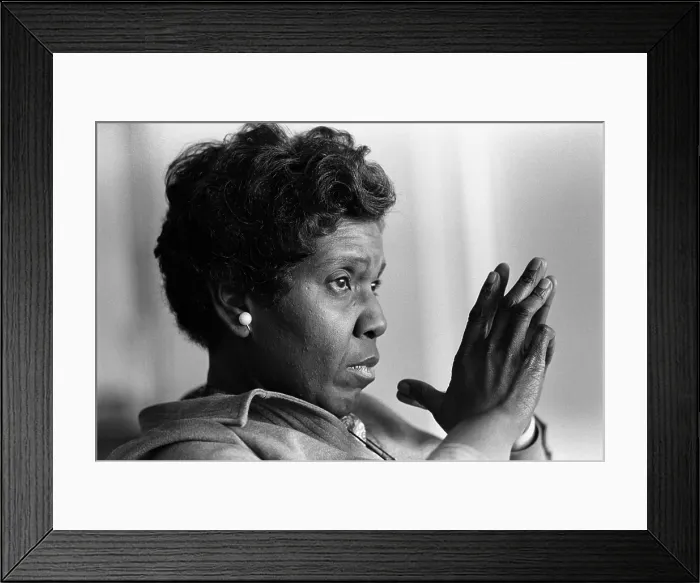 Framed Print : Congresswoman Barbara Jordan. In 1966 she became the first woman ever elected to the Texas Senate and the first African American to serve since 1883