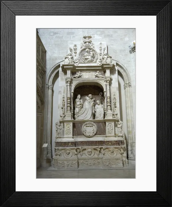 Framed Print : Sepulchre of don Diego de AvellanedaBishop of Tuy1543. Work by Felipe Vigarny. Renaissance art. Sculpture. SPAIN. Valladolid. National Museum of Sculpture Framed Print : Sepulchre of don Diego de AvellanedaBishop of Tuy1543. Work by Felipe Vigarny. Renaissance art. Sculpture. SPAIN. Valladolid. National Museum of Sculpture