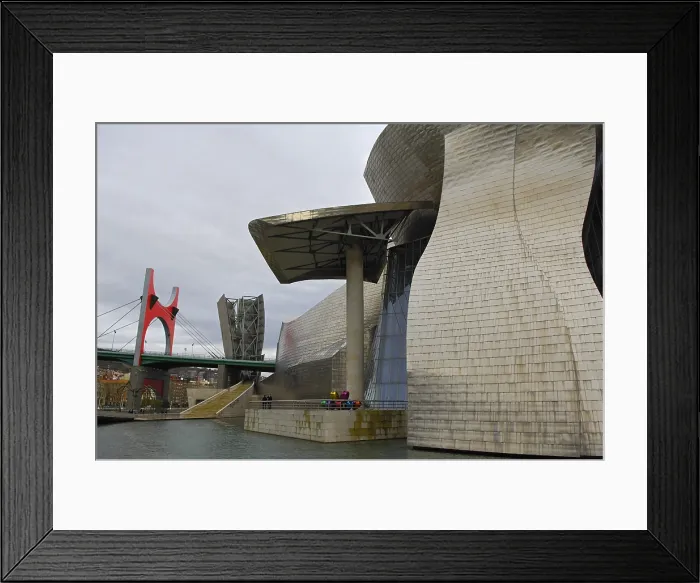 Framed Print : SPAIN. Bilbao. Guggenheim Museum Bilbao. Exterior sight. Rafa Prez / AISA / Everett Collection - Image has fine art copyright