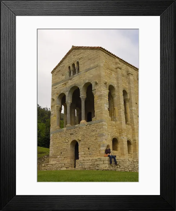 Framed Print : SPAIN. Oviedo. Church of Santa Mara del Naranco. Asturian art. Church constructed by king of Asturias Ramiro I between the years 842 and 850. Preromanesque Framed Print : SPAIN. Oviedo. Church of Santa Mara del Naranco. Asturian art. Church constructed by king of Asturias Ramiro I between the years 842 and 850. Preromanesque