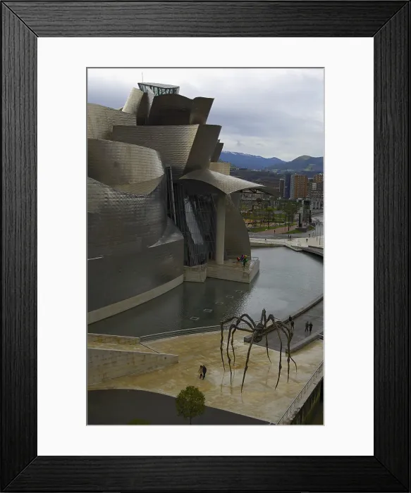 Framed Print : SPAIN. Bilbao. Guggenheim Museum Bilbao. Exterior sight. Rafa Prez / AISA / Everett Collection - Image has fine art copyright