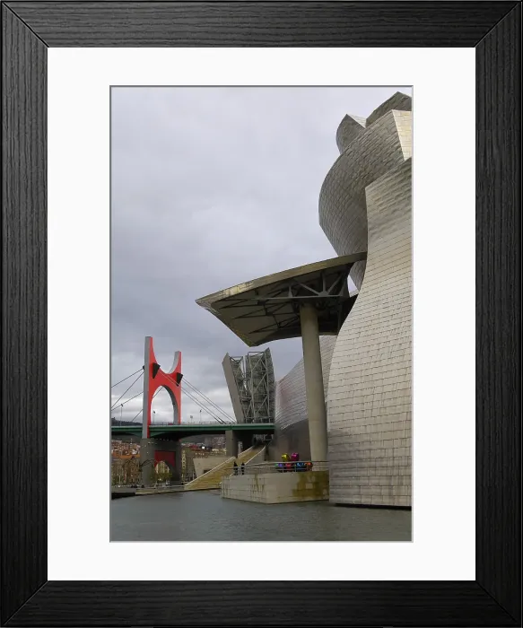 Framed Print : SPAIN. Bilbao. Guggenheim Museum Bilbao. Exterior sight. Rafa Prez / AISA / Everett Collection - Image has fine art copyright