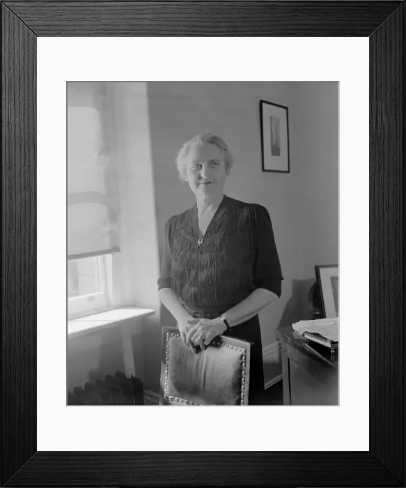 Framed Print : Rep. Florence Bolton of Ohio, March 1940. She served out her husband's term when he died in 1939 and was elected in her own right in 1940, holding her seat until 1968