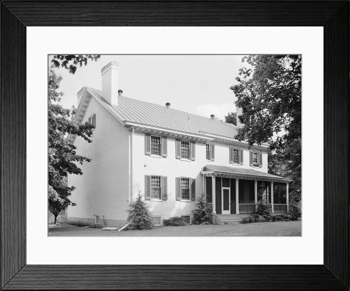 Framed Print : Zachary Taylor. Springfield, childhood home of Major General Zachary Taylor, 12th president of the United States. Montebello, Barboursville, Virginia