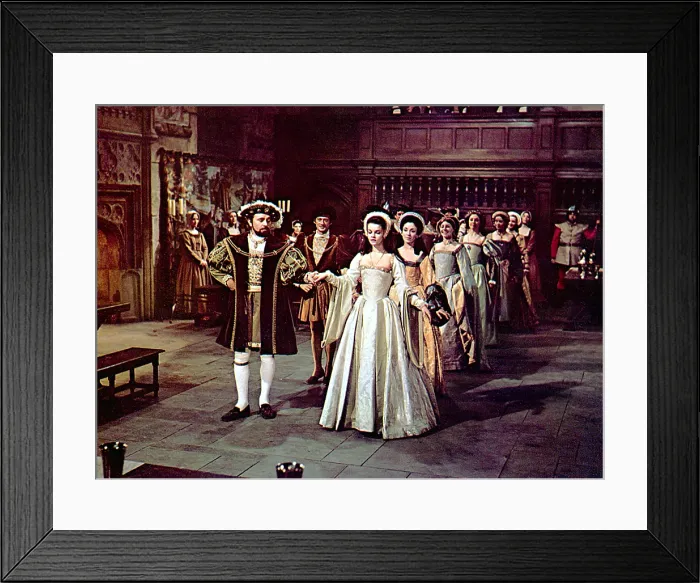 Framed Print : ANNE OF THE THOUSAND DAYS, Richard Burton, Genevieve Bujold, 1969