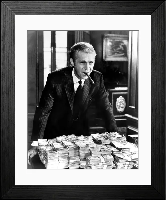 Framed Print : THE THOMAS CROWN AFFAIR, Steve McQueen, 1968