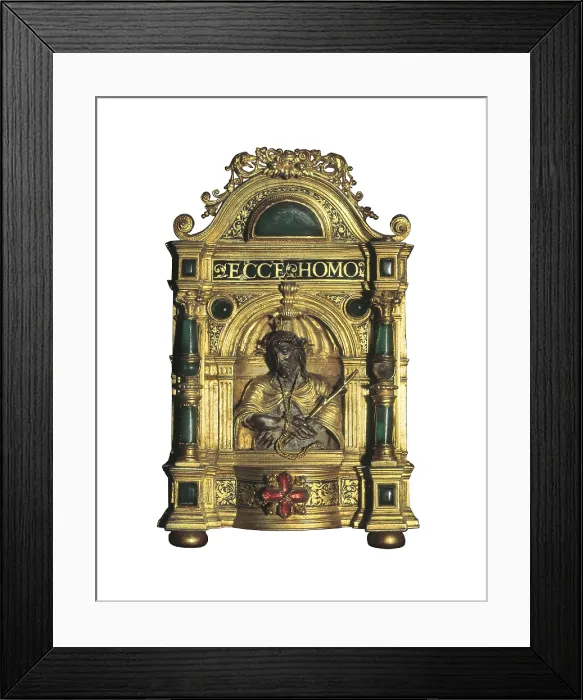 Framed Print : CELLINIBenvenuto (1500-1571). Pax. SPAIN. Albarracn. Cathedral. Renaissance art. Jewelry. AISA / Everett Collection (17185)**US SALES ONLY**
