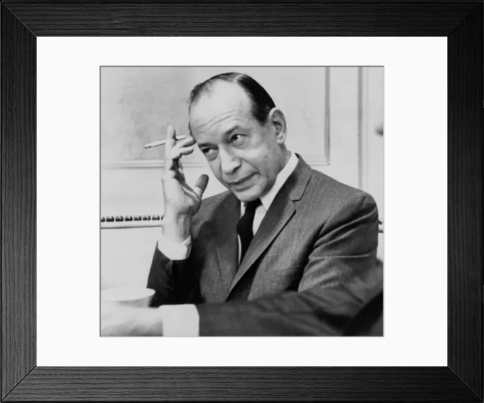 Framed Print : Abe Fortas, President Lyndon Johnson's nominee to the Supreme Court at the Senate Judiciary Committee in 1965