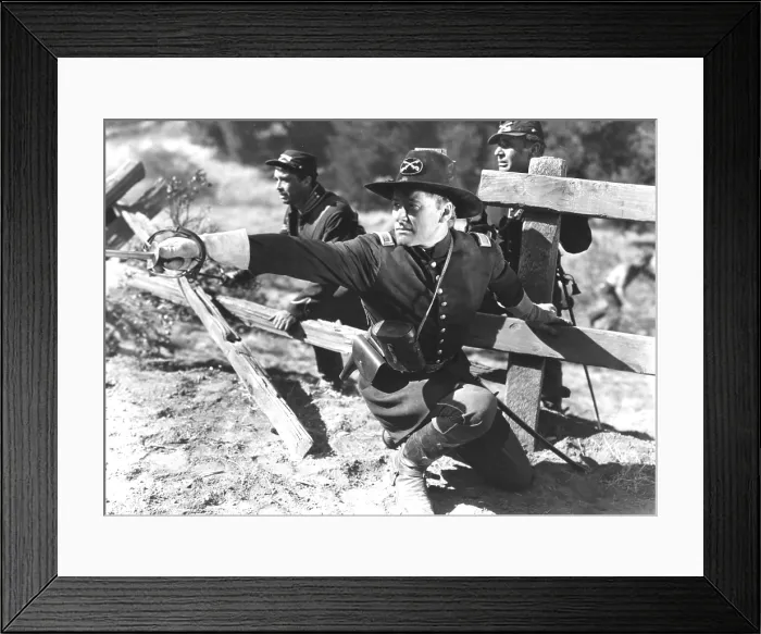Framed Print : THEY DIED WITH THEIR BOOTS ON, Errol Flynn, 1941