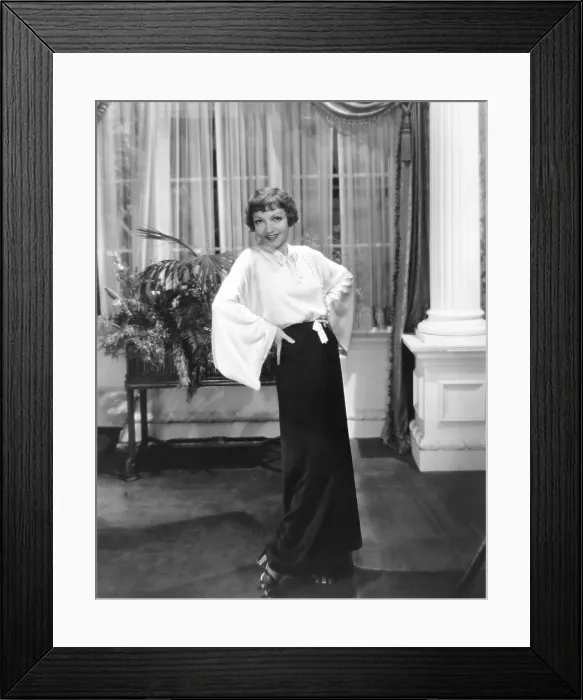 Framed Print : THREE-CORNERED MOON, Claudette Colbert, 1933
