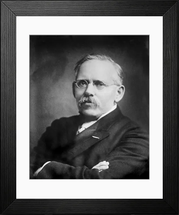 Framed Print : Jacob August Riis (1849-1914) was a pioneering photo journalist who documented the living conditions of New York City's poor. 1903 portrait Framed Print : Jacob August Riis (1849-1914) was a pioneering photo journalist who documented the living conditions of New York City's poor. 1903 portrait