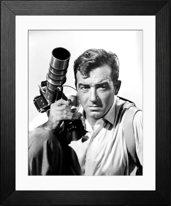 Framed Print : SLIGHTLY SCARLET, John Payne, 1956