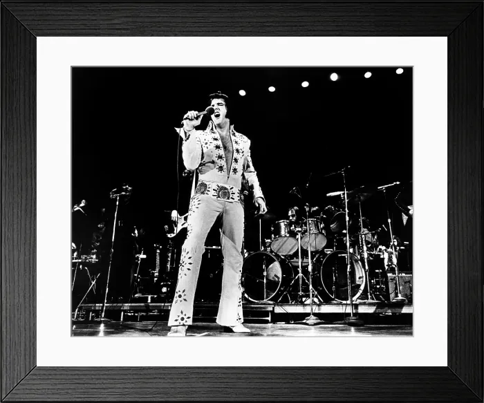 Framed Print : ELVIS ON TOUR, Elvis Presley, 1972