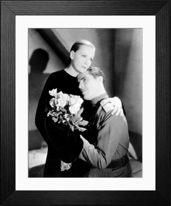 Framed Print : MATA HARI, from left: Greta Garbo, Ramon Novarro, 1931