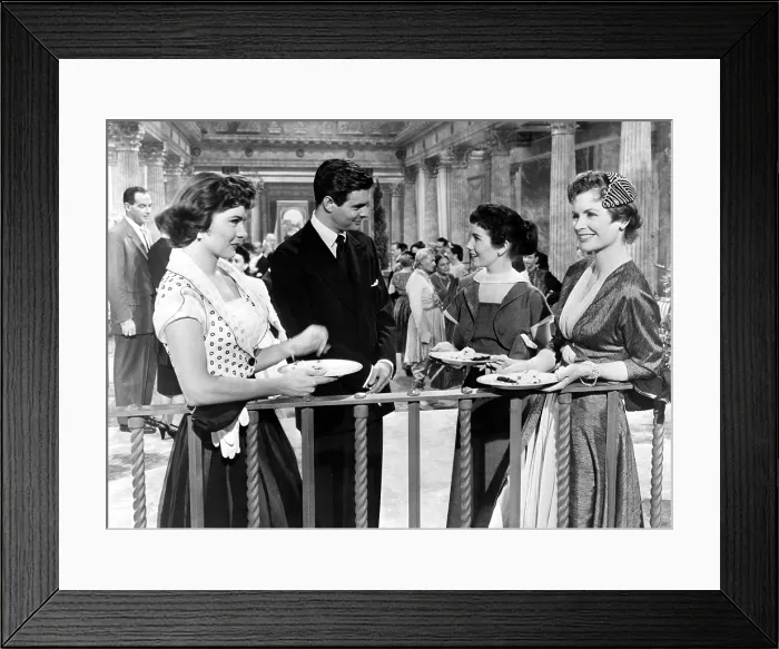 Framed Print : THREE COINS IN THE FOUNTAIN, Jean Peters, Louis Jourdan, Maggie McNamara, Dorothy McGuire, 1954, TM and Copyright (c)20th Century Fox Film Corp. All rights reserved Framed Print : THREE COINS IN THE FOUNTAIN, Jean Peters, Louis Jourdan, Maggie McNamara, Dorothy McGuire, 1954, TM and Copyright (c)20th Century Fox Film Corp. All rights reserved
