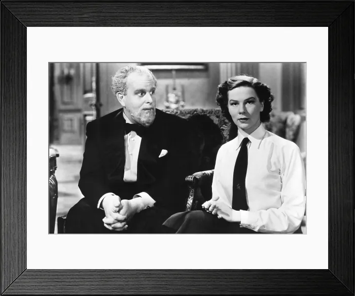 Framed Print : MAJOR BARBARA, from left: Robert Morley, Wendy Hiller, 1941 Framed Print : MAJOR BARBARA, from left: Robert Morley, Wendy Hiller, 1941