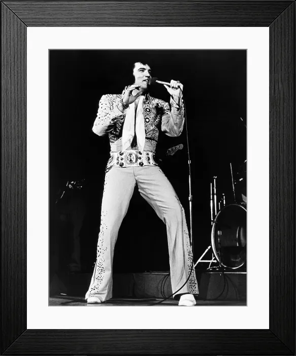 Framed Print : ELVIS ON TOUR, Elvis Presley, 1972